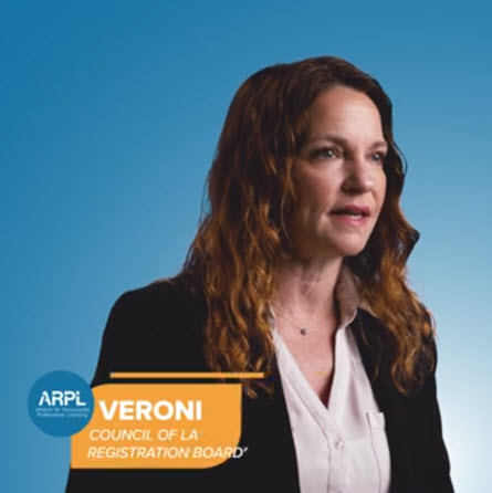 Veroni Speaking on Interstate Licensure