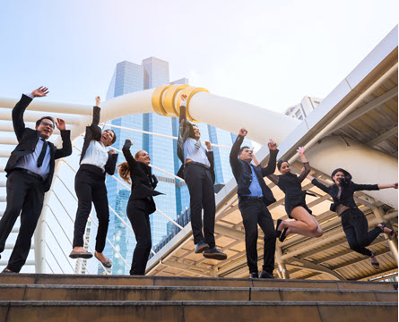 PEs Jumping for Joy