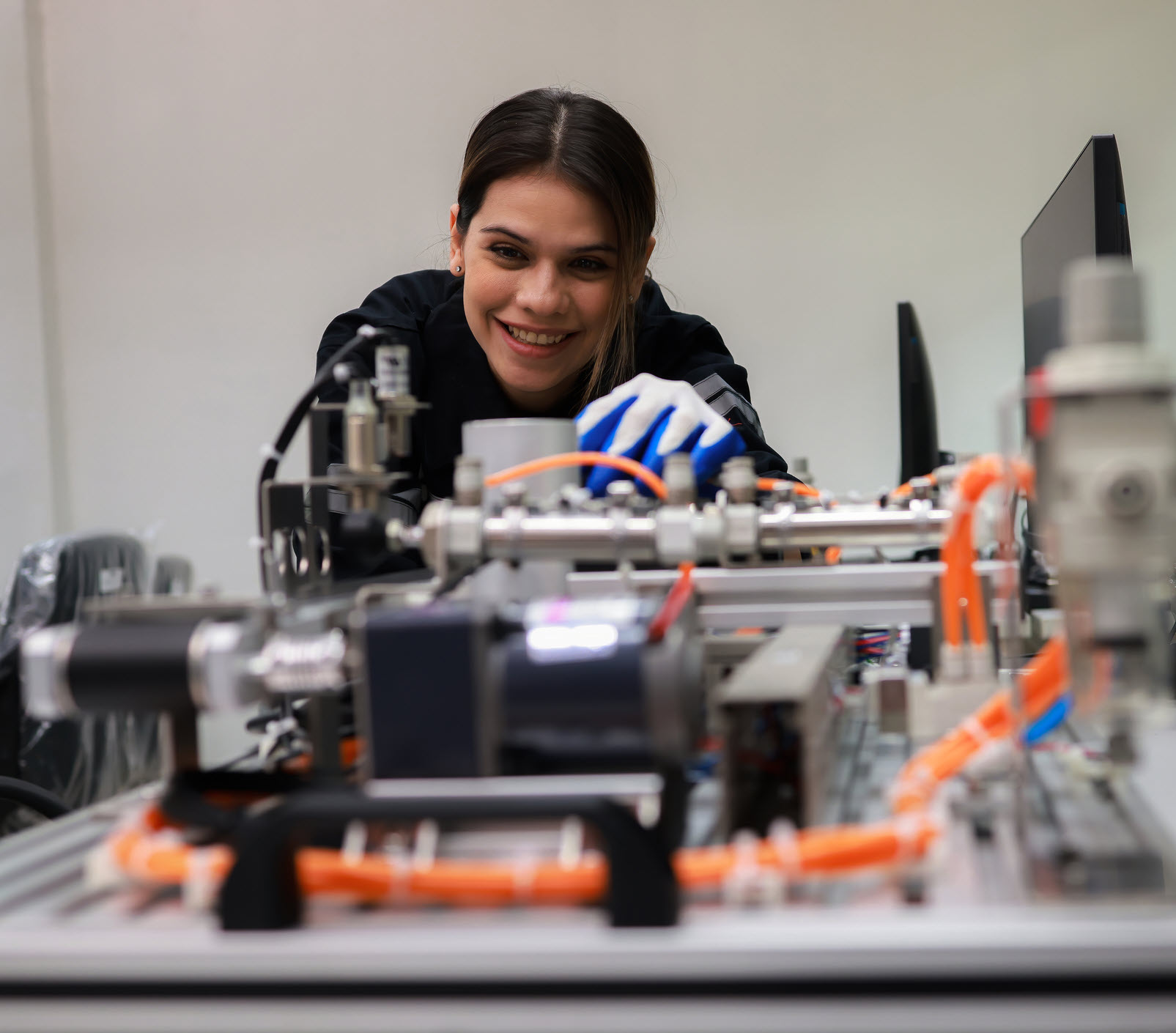 Student Female in Lab