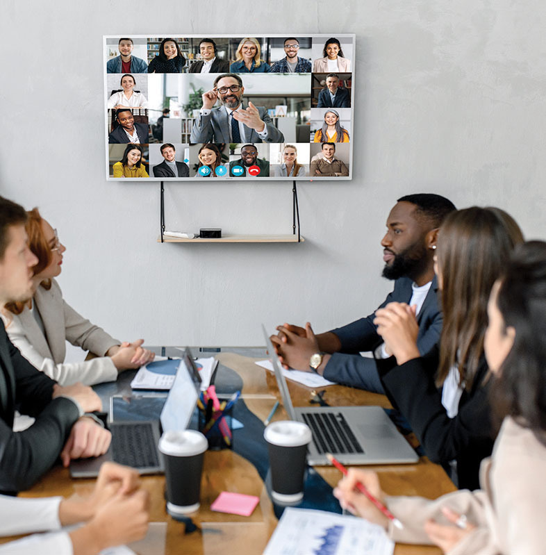 Business Team on a Video Call
