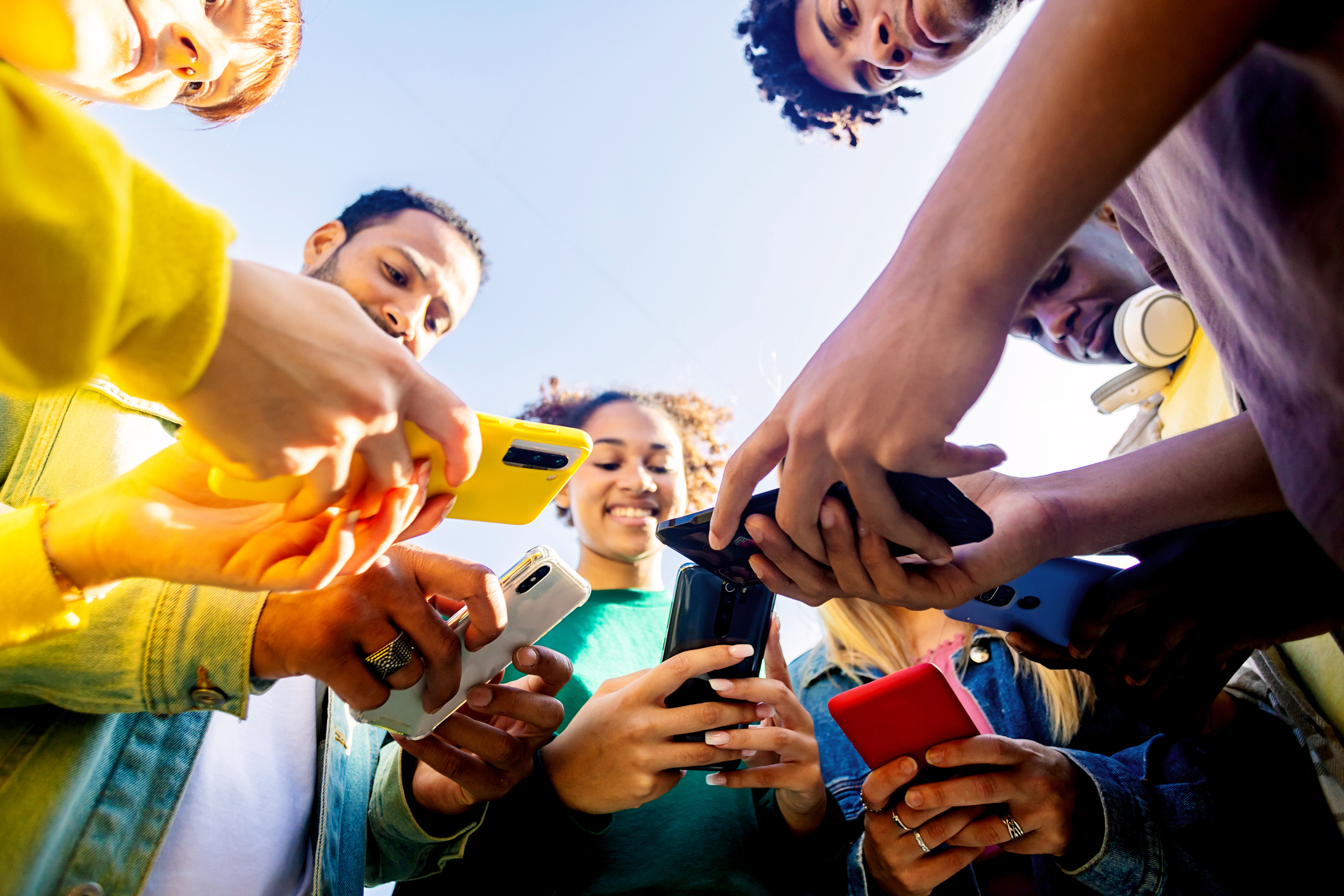 Students on Mobile Devices