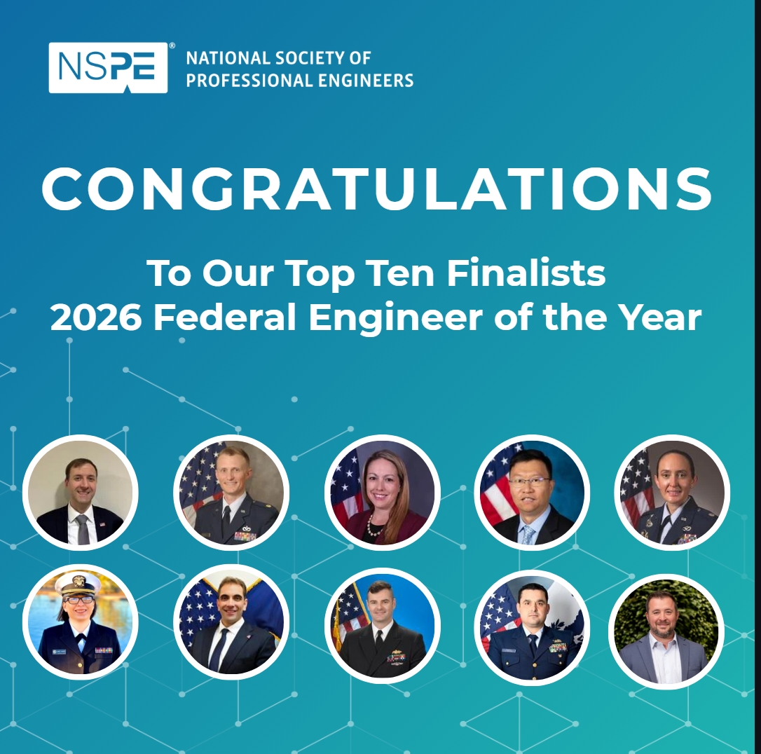 2026 Federal Engineer of the Year Top Ten Finalists