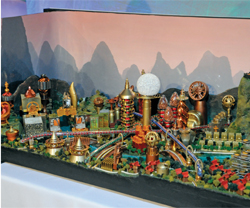 GONGPING, THE 2014 FUTURE CITY WINNER, WAS<br />
DESIGNED AND BUILT BY THE ST. JOHN LUTHERAN<br />
SCHOOL FROM ROCHESTER, MICHIGAN.
