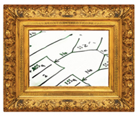 Golden Frame with math formula