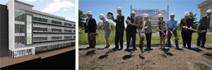 THE NEW BIOENGINEERING FACILITY AT MICHIGAN STATE UNIVERSITY WILL SERVE AS A HUB FOR INTERDISCIPLINARY RESEARCH. THE BUILDING IS SCHEDULED FOR COMPLETION IN AUGUST 2015.