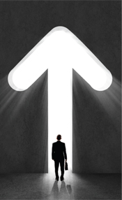 Arrow pointing up