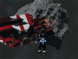 ALONE AND WITHOUT A WORKING SHIP IN THE VIDEO GAME SPACE ENGINEERS, A PLAYER HAS ONLY ONE WAY HOME, AND THAT’S THROUGH ENGINEERING.