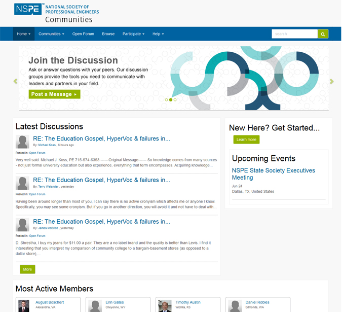 NSPE Communities