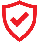 License Shield with a checkmark inside