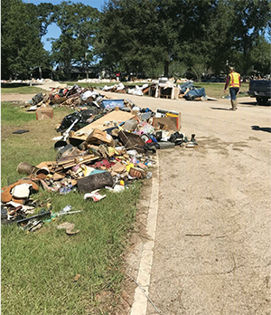 A TEAM FROM FREESE AND NICHOLS’ HOUSTON OFFICE HELPED THE HARRIS COUNTY FLOOD CONTROL DISTRICT WITH INSPECTING 2,500 MILES OF CHANNEL IN THE COUNTY.