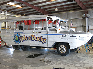 Ride the Ducks boat ride
