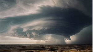 a storm in the air