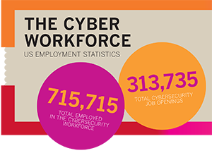 info graphic The Cyber Workforce