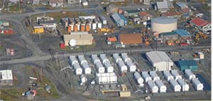 THE DENALI COMMISSION AND OTHER PARTNERS FUNDED THIS NEW 755,000-GALLON CONSOLIDATED BULK FUEL FARM AND 2.7 MEGAWATT POWER PLANT IN TOGIAK, ALASKA