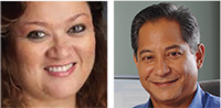 Two GSPE members, Thomas Camacho, P.E., and Elizabeth Gayle, P.E.