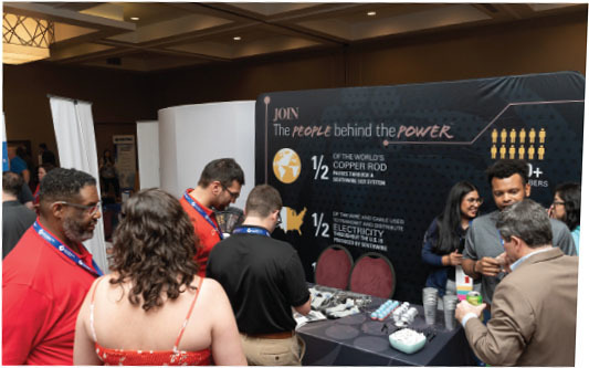 ATTENDEES SOCIALIZE