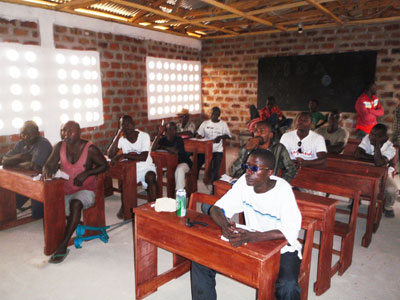 VIDA held an educational session with the community after installation.