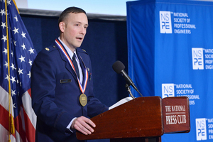 2019 FEDERAL ENGINEER OF THE YEAR AWARD WINNER MAJ JUSTIN DELORIT, PH.D., P.E.