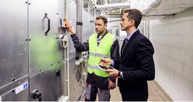 Engineers Inspecting Building