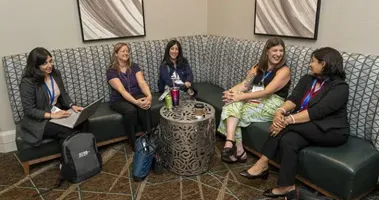 Taking a break at NSPECon to connect to each other.